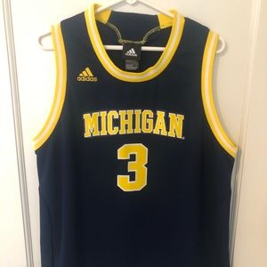 Michigan Adidas Basketball Jersey - #3